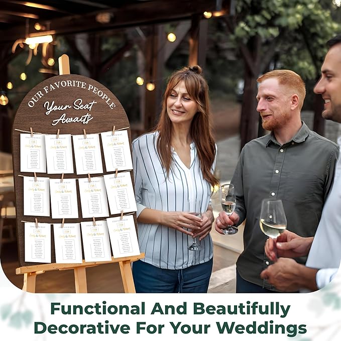 STOFINITY Wedding Seating Chart Board Display - Image 6
