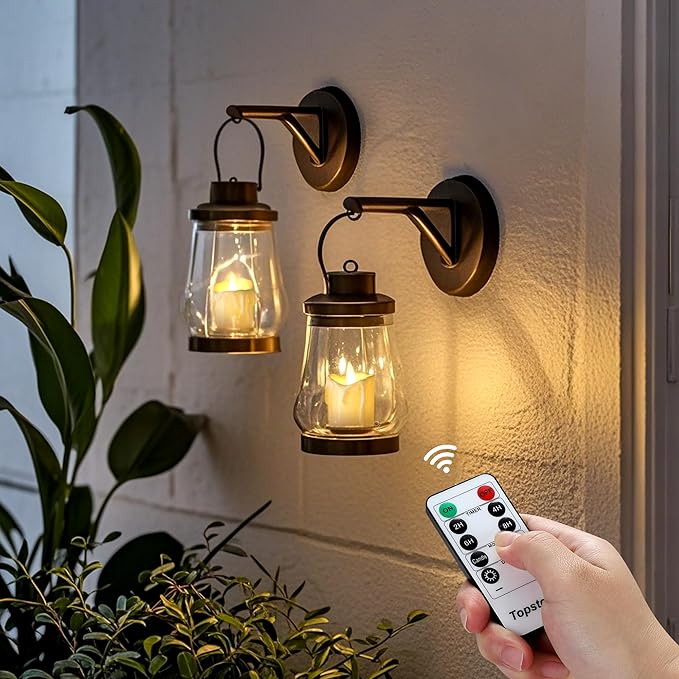 Topstone 12pcs Flickering Flameless Candles, Battery Operated LED Candles - Image 5