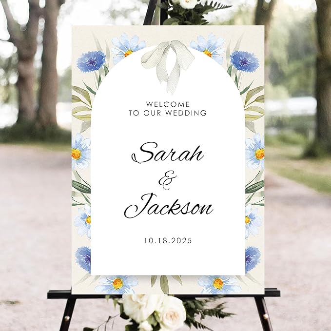 Personalized Wedding Welcome Sign, Welcome Wedding Sign, Welcome To Our Wedding by Unknown