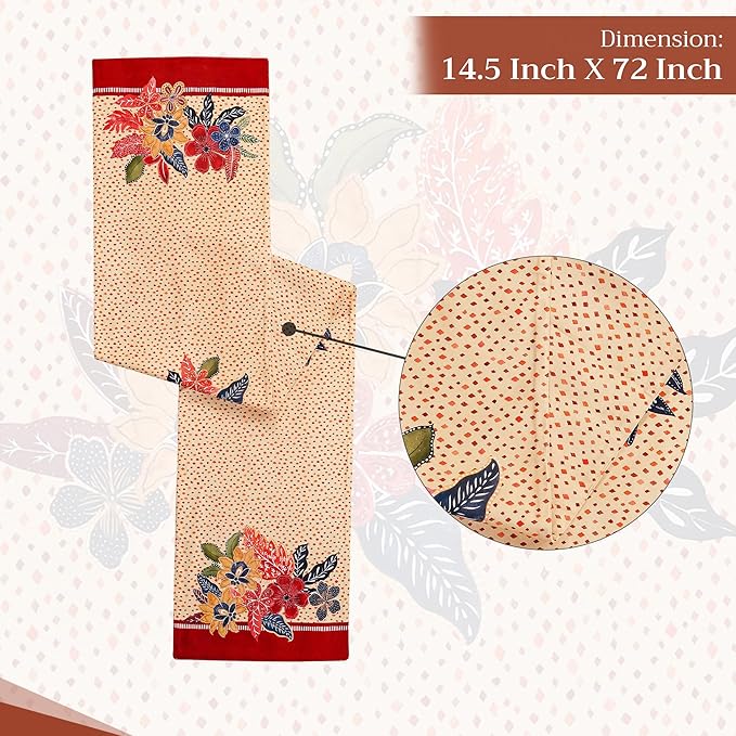 Maison d' Hermine Table Runner 100% Cotton Double Layer Table Runners 72 inches - Image 4