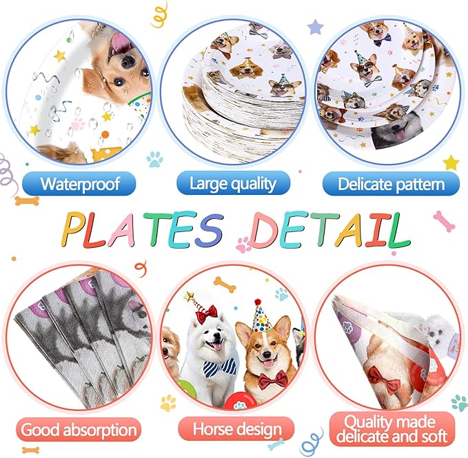 452 Pcs Dog Birthday Party Decorations - Image 2