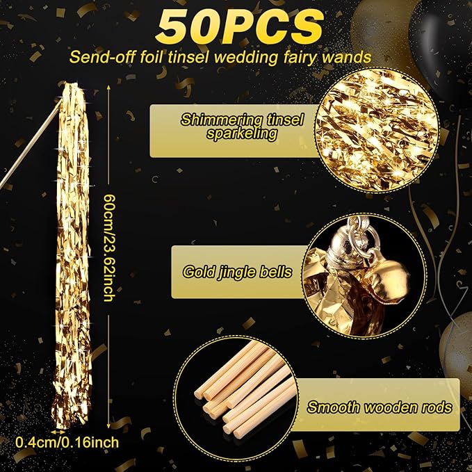 50 Pcs Wedding Fairy Wands - Image 3