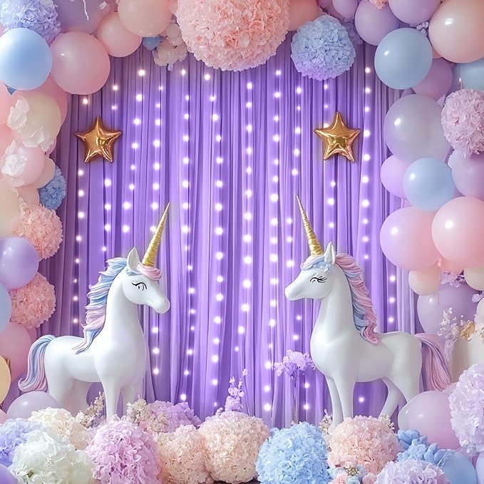 Lavender Backdrop Curtains - Image 5