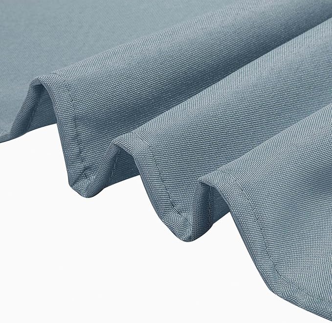 Efavormart 54x54 Dusty Blue Wholesale Linens Seamless Polyester Square Linen - Image 8