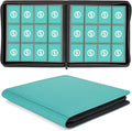 SMYV 12 Pocket Trading Card Binder, Premium PU Cover Card Binder by SMYV