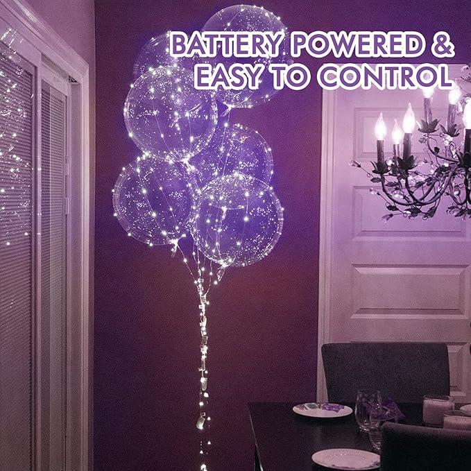 12 Pack Fairy Lights Battery Operated String Lights，7FT 20LED Waterproof Silver - Image 2