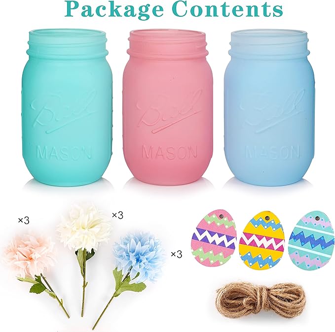 Easter Decorations, Easter Mason Jars Decoration, Easter Farmhouse Decor - Image 7