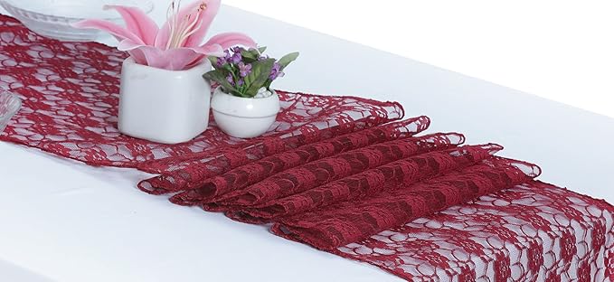 MDS Pack of 12 Wedding 12 x 108 inches Satin Table Runner - Image 2