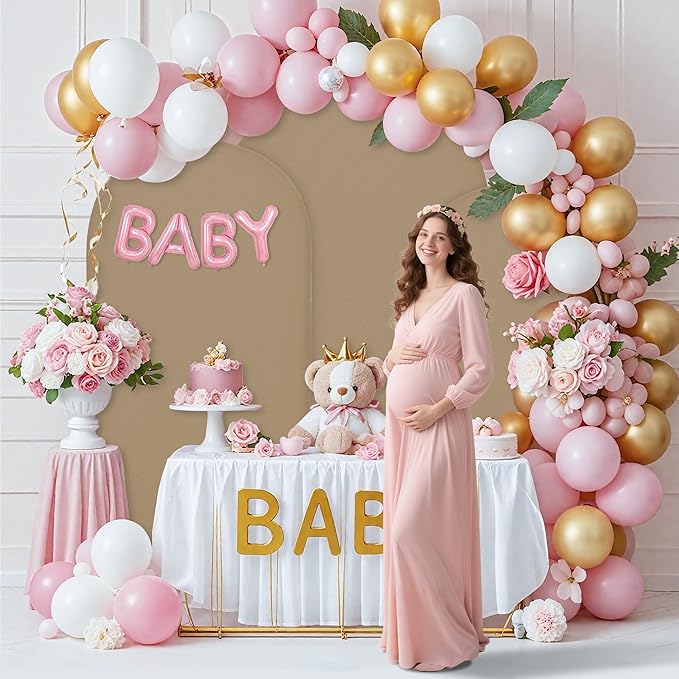 Wedding Arch Covers Arch Backdrop Cover Arch Stand Covers 7.2FT 6FT Set of 2 - Image 3