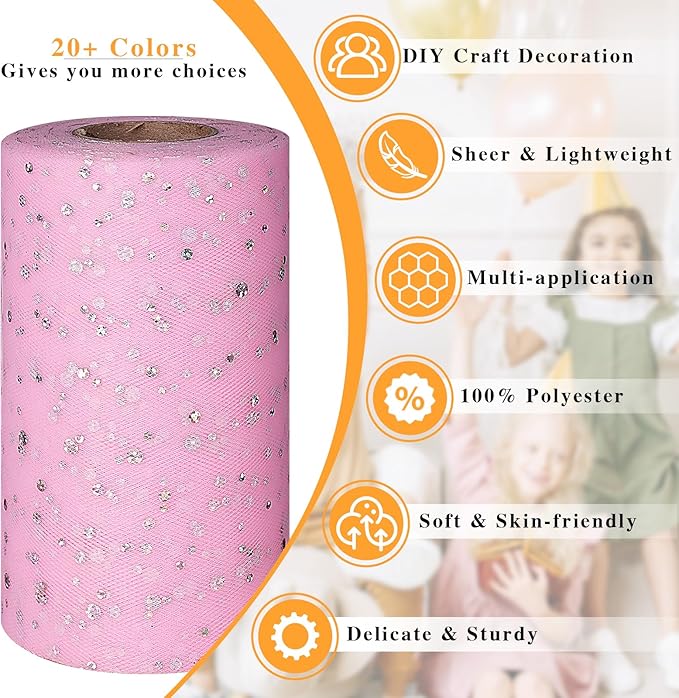 Glitter Tulle Rolls - Image 2