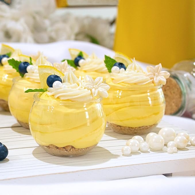 48 Pack 3 oz. Sphere Mini Dessert Cups Parfait Professional-Grade Recyclable - Image 7