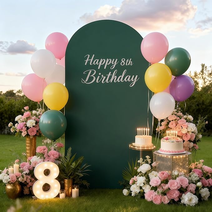 7.2FT Hunter Green Arch Cover - Image 6