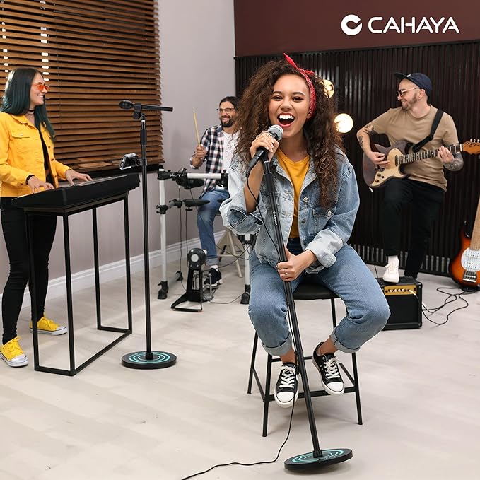 CAHAYA Mic Stand Floor Detachable - Image 8