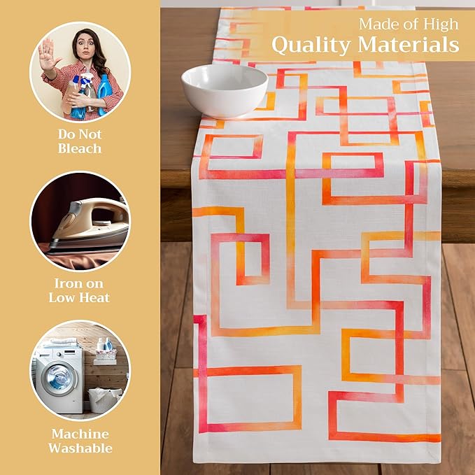 Maison d' Hermine Table Runner 100% Cotton Single Layer Table Runners 108 - Image 3