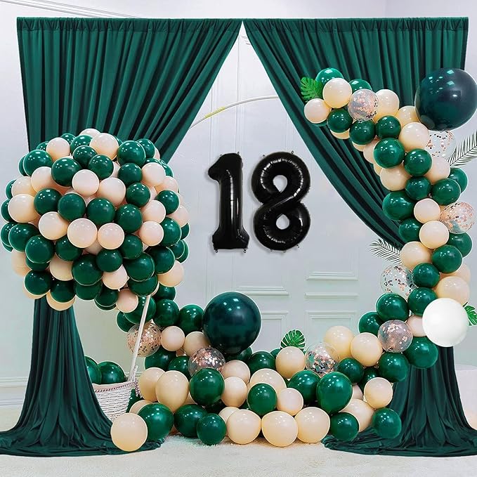 10 x 7 Feet Lake Green Backdrop Curtain - Image 4
