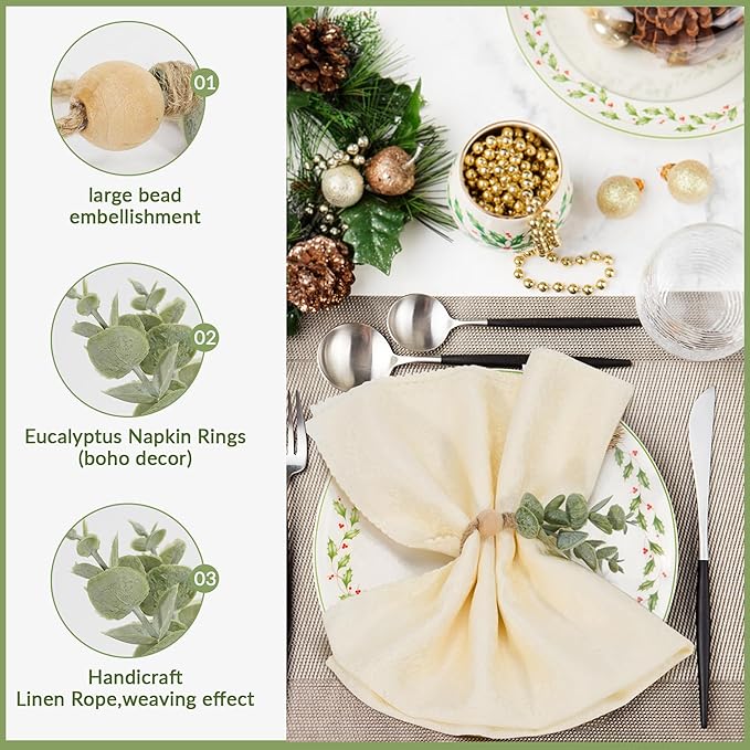 Defined Deco Napkin Rings - Image 3