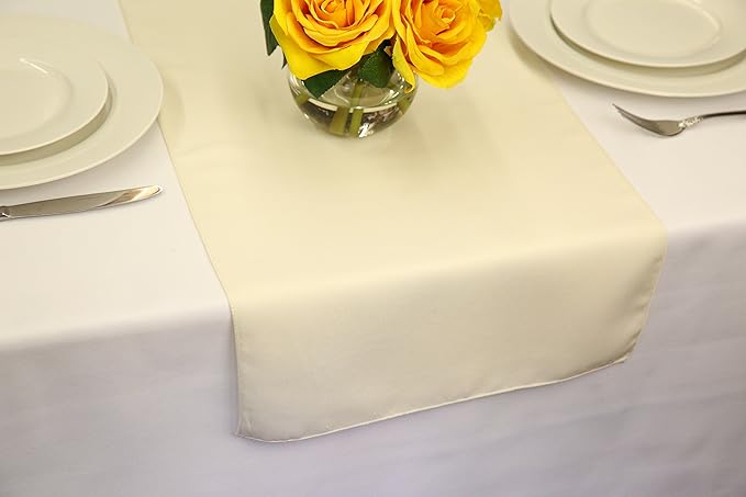 Polyester Wedding Table Runner 14" x 72" by Zhen+Linen