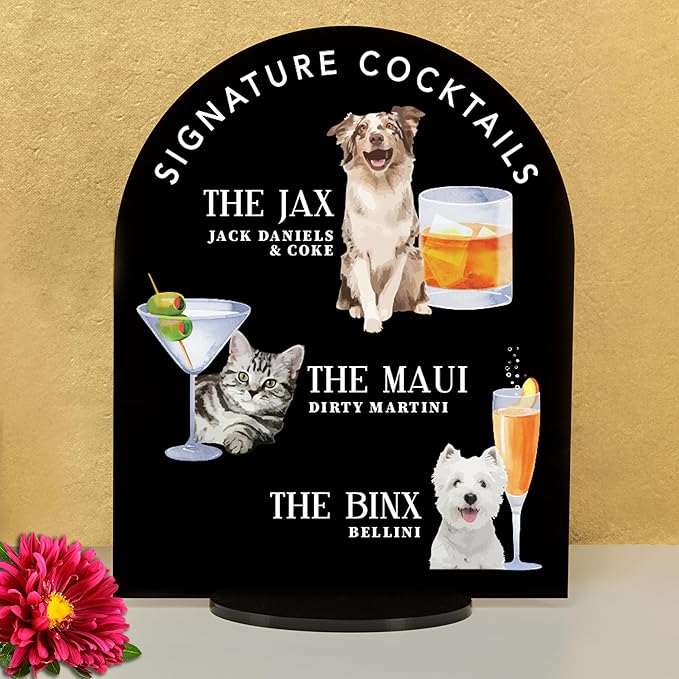 Pet Signature Drink Wedding Signs - Image 2