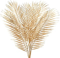 29” Large Gold Palm Leaves Palm Fronds Tropical Leaves Areca Palm Branches by DILATATA