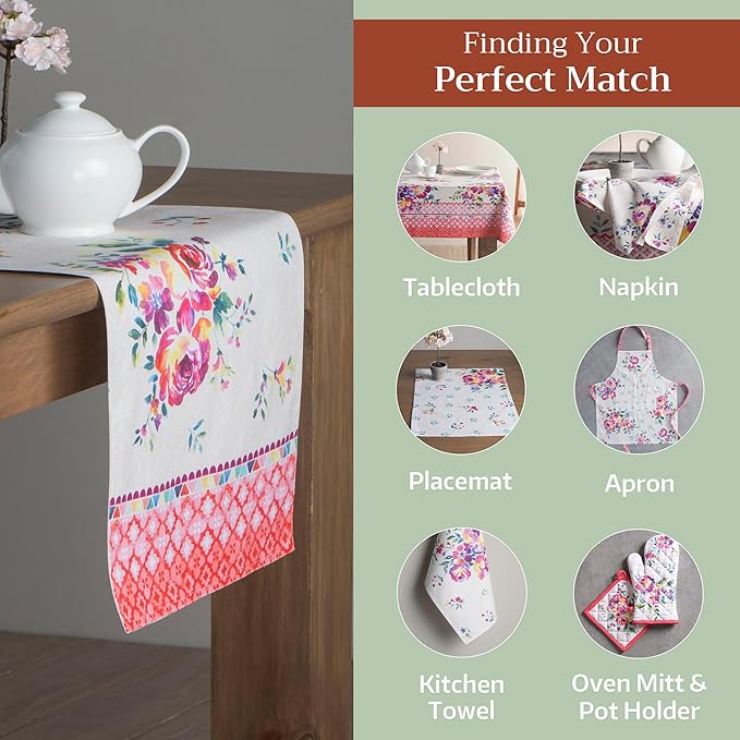 Maison d' Hermine Table Runner 100% Cotton Single Layer Table Runners 108 - Image 5