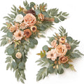 Wedding Sign Faux Flower Swag for Ceremony Party Reception Entrance Floral by Muhanjia