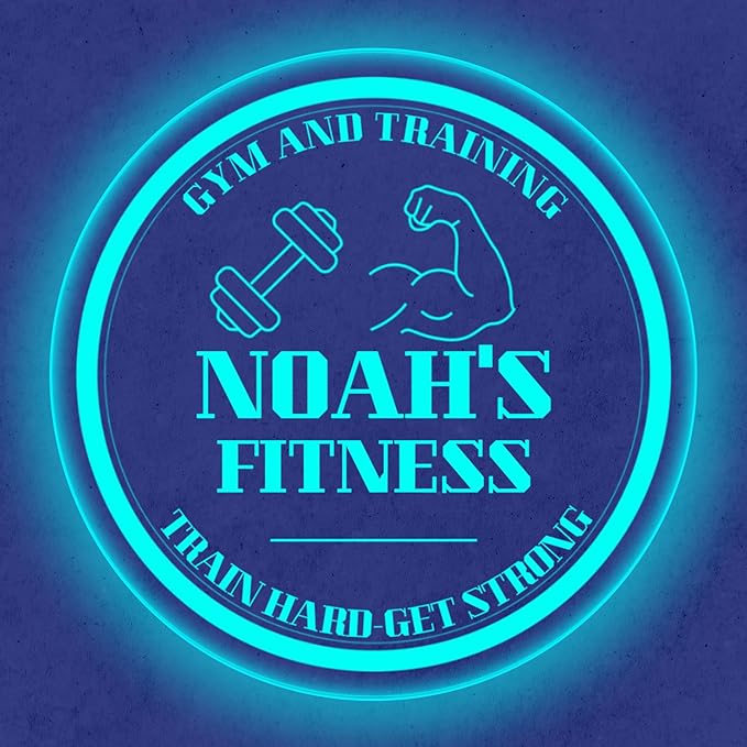 Custom Gym LED Sign – Personalized Color Changing Acrylic Wall Decor - Image 8