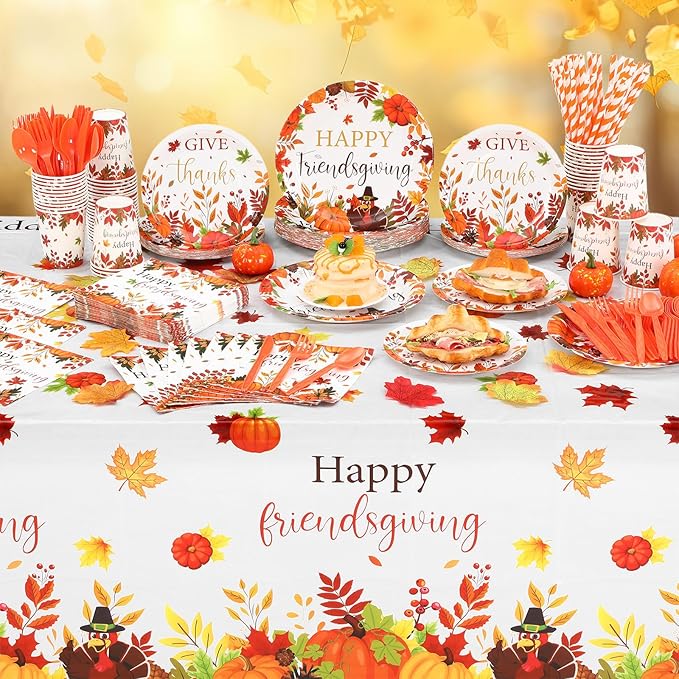452 Pcs Happy Friendsgiving Party Decorations - Image 6