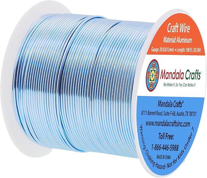 Mandala Crafts 20 Gauge Anodized Aluminum Craft Wire - Image 2