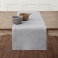 Solino Home Linen Soft Grey Table Runner 120 Inches Long by SolinoHome