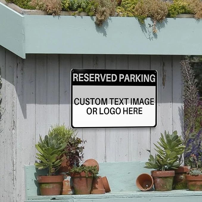 Custom Reserved Parking Metal Sign - Image 7