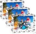 Aheroi 5x7 Acrylic Photo Frames, 3 Pack Clear Picture Sign Holder Freestanding by Aheroi