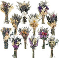 Layhit 12 Pack Boho Dried Flower Bouquet Mini Wedding Handmade Dry Flowers Decor by ShungLan