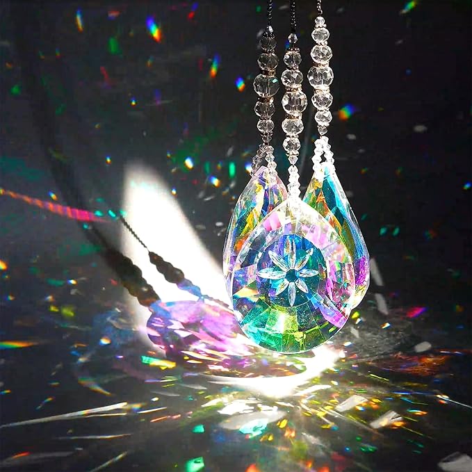 YU FENG 3PCS Crystal Suncatcher Pendant - Image 6