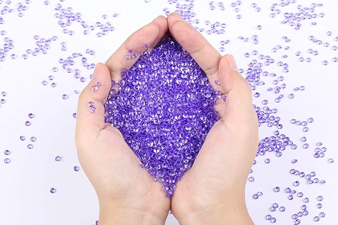 10000 pcs/Pack Wedding Table Scatter Confetti Crystals Acrylic Diamonds Vase - Image 3