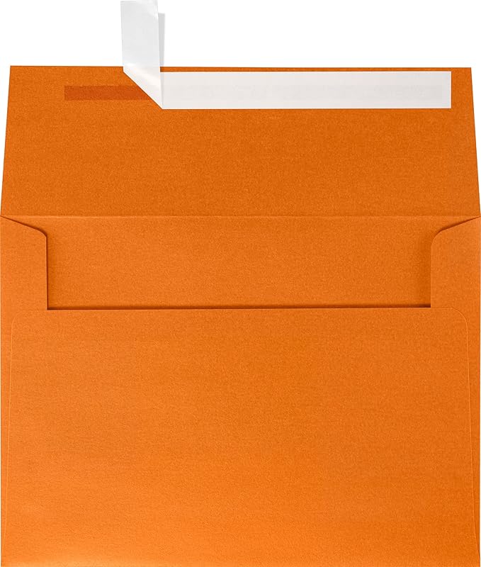 LUXPaper A7 Invitation Envelopes | Peel & Press | 5 1/4" x 7 1/4" | Flame by LUXPaper