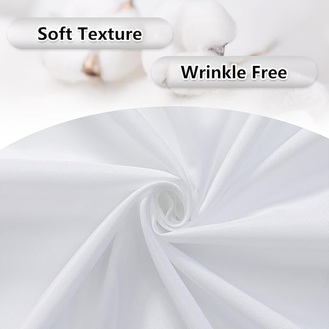 MEETSKY White Backdrop Curtains - Image 7