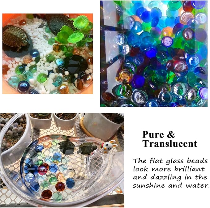 KINGOU Flat Glass Gems/Marbles/Stones/Beads - Image 6