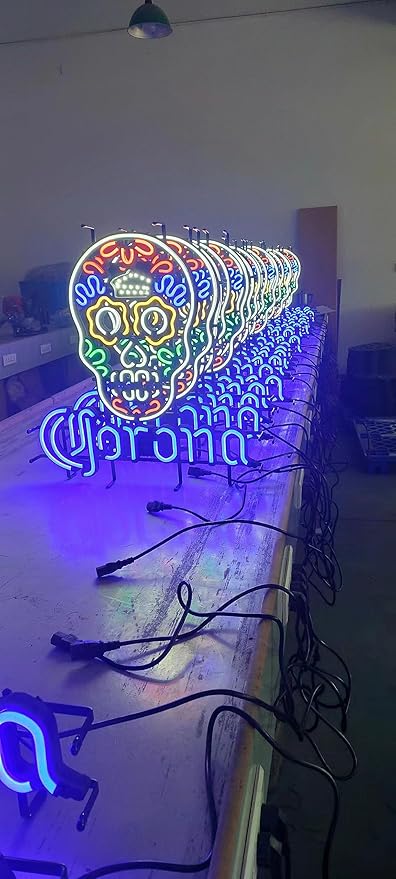 Neon Signs for Wall Decor 20x24inch Margaritavilles Paradise Parrot Palm Tree - Image 5