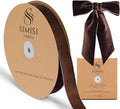 Brown Velvet Ribbon 1'' 25 Yards by SIMISIRIBBON