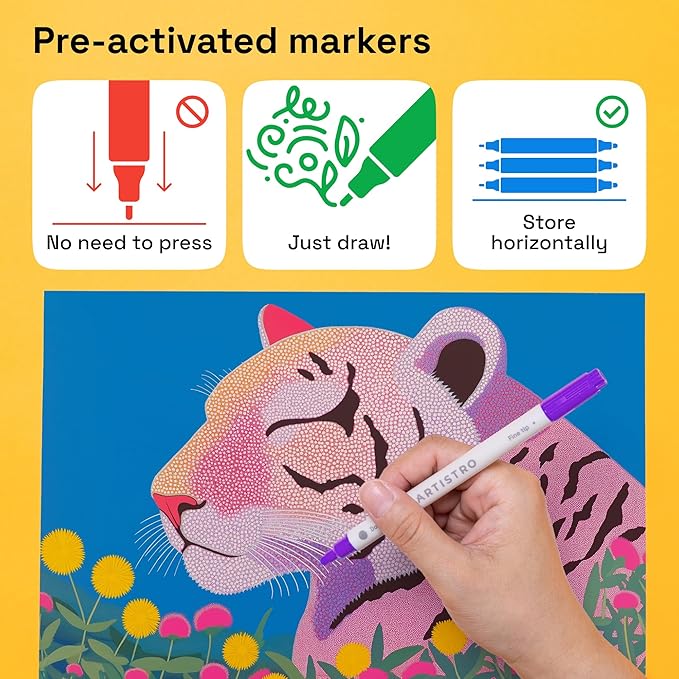 ARTISTRO Vibrant Acrylic Paint Markers - Image 7