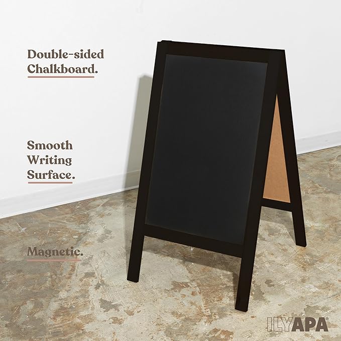 Ilyapa Wooden A-Frame Chalkboard Sign - Image 5