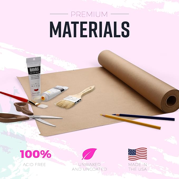 Large Brown Kraft Paper Roll - Image 2
