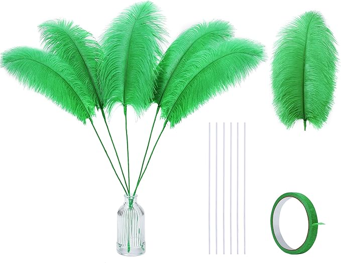 Holmgren Natural Green Ostrich Feather by Holmgren