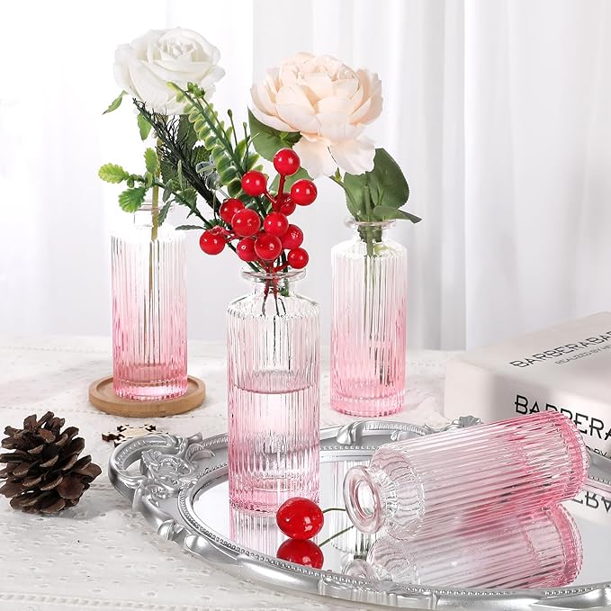 Glass Bud Vases Set of 20, Living Bud Vases, Small Bud Vase in Bulk, Mini - Image 3