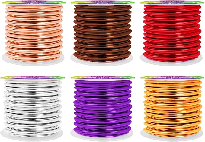Mandala Crafts 8 Gauge Anodized Aluminum Craft Wire by MandalaCrafts
