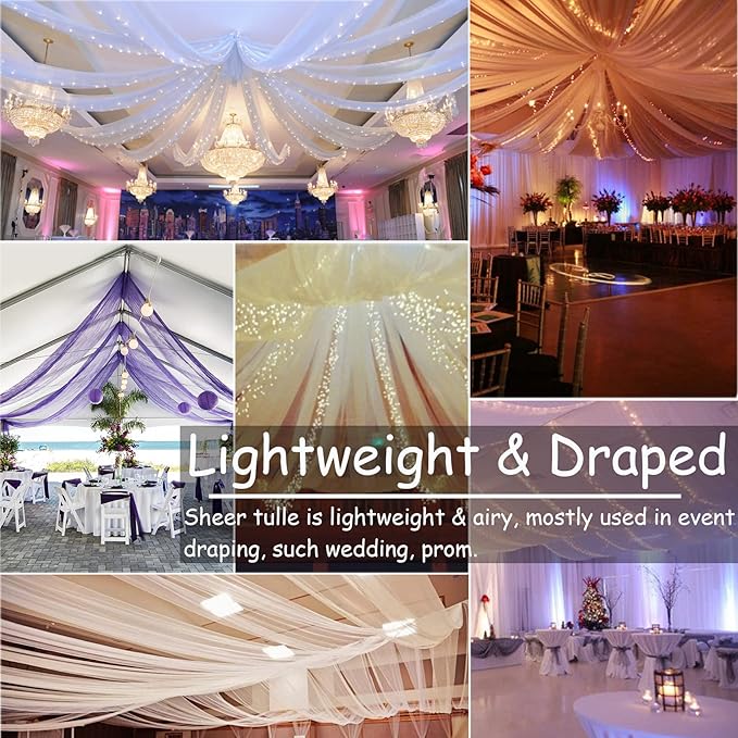 Navy Blue Tulle Fabric Roll Spool Bolt Large Tulle Wedding Party Decoration - Image 5