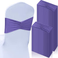 Moukeren 100 Pcs Spandex Chair Sashes Bows Bands Slider Sashes by Moukeren