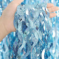 4 Pack Light Blue Party Foil Curtain by CYLMFC