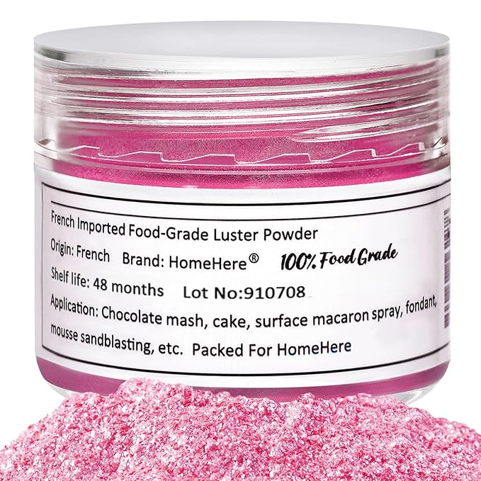 HomeHere Edible Luster Dust Food-Grade Glimmer Powder Glitter by HOMEHERE