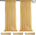 Gold Sequin Backdrop Curtain Drapes by QueenDream